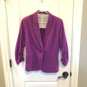 Purple blazer jacket